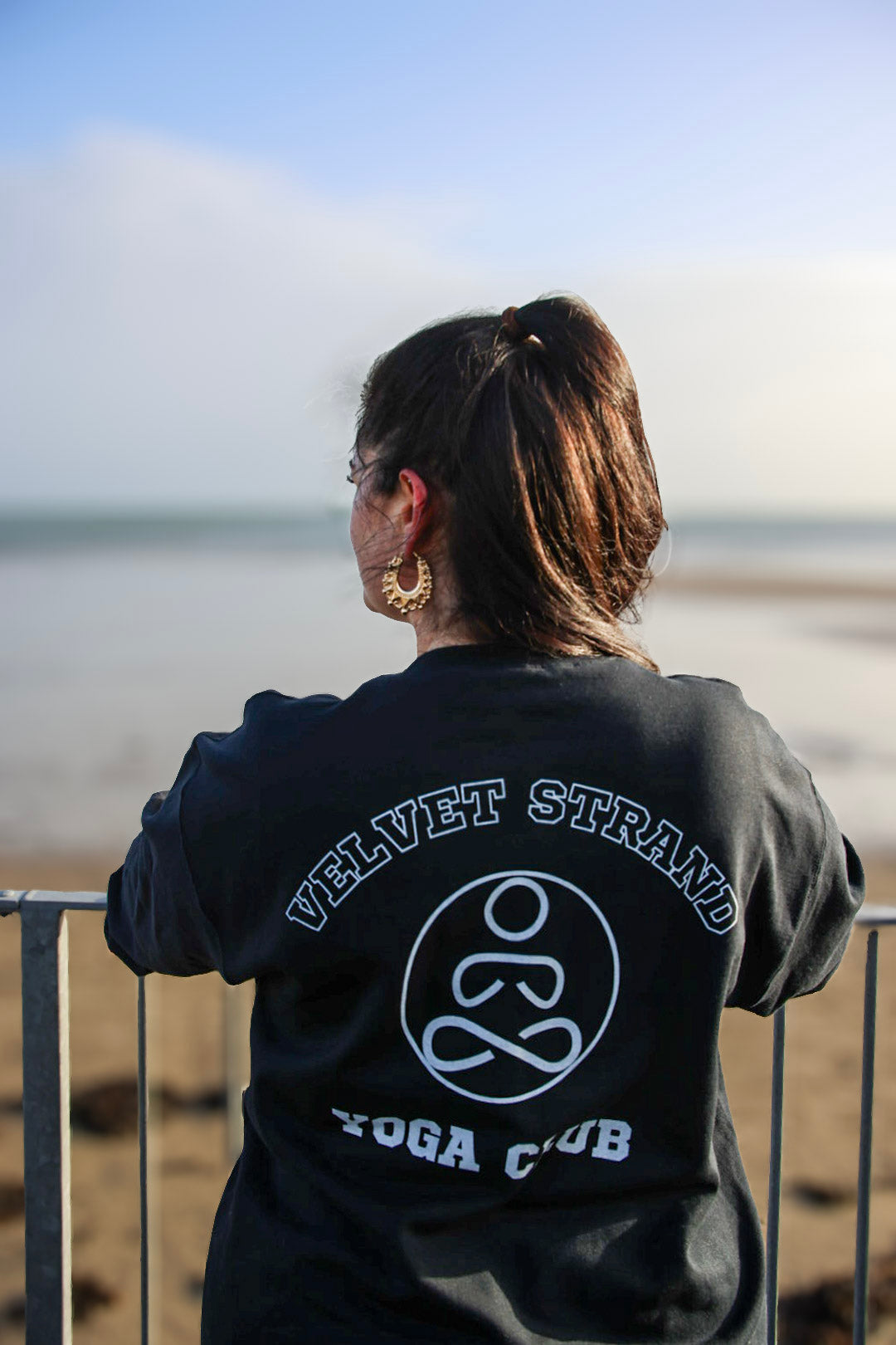 Velvet Strand Yoga Club Crewneck